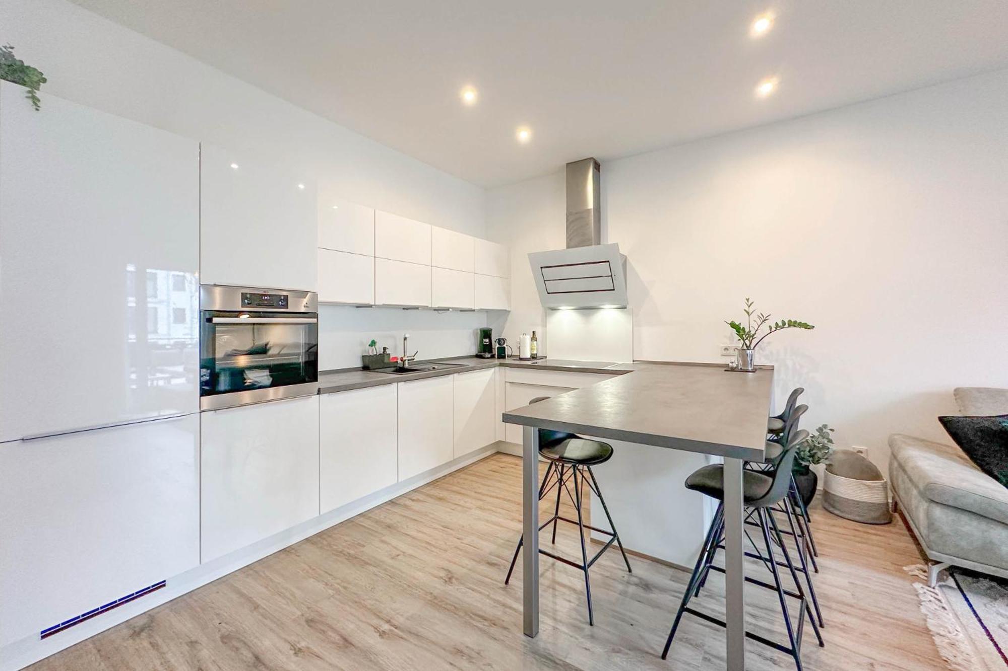 Modernes Trierer Cityloft Mit Grossem Balkon Exterior foto