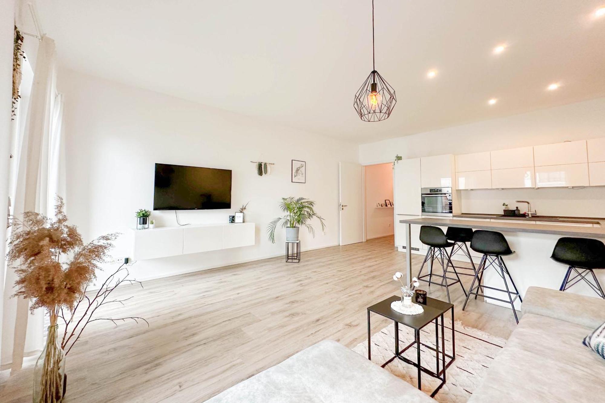 Modernes Trierer Cityloft Mit Grossem Balkon Exterior foto